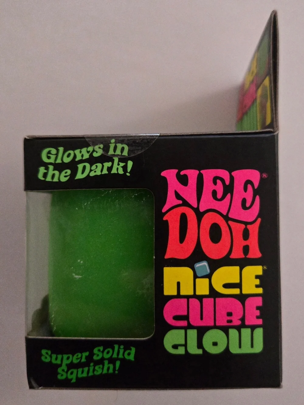 NEEDOH Nice Cube Glow Super Solid Squish - Green